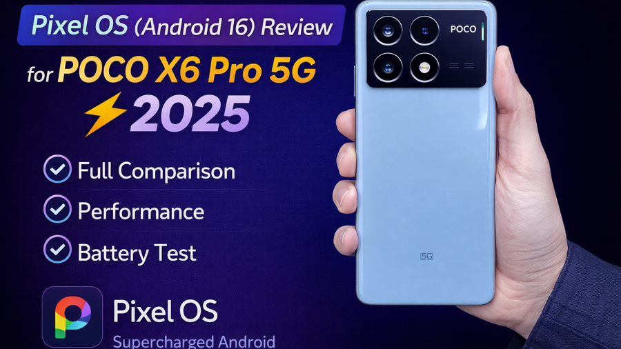 Pixel OS Android 16 for Poco X6 Pro 5G